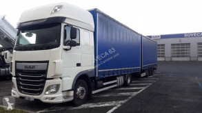 Kamión s prívesom DAF XF 460 SSC plachtový náves ojazdený