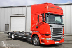 Lastbil Scania R 410 6X2 BDF Jumbo Topline Standklima etade chassi begagnad