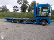 Camion remorque plateau porte paille Renault Magnum 480
