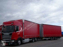 Autotreno Teloni scorrevoli (centinato) Scania R 450/NEW MODEL/JUMBO 120 M3/VEHICULAR/ACC/NAVI