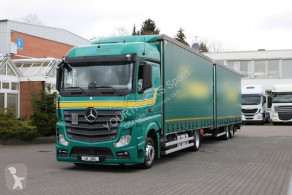 Lastbil med anhænger Mercedes Actros glidende gardiner brugt
