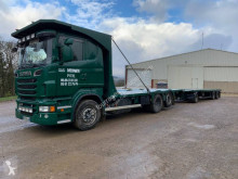 Camion remorque Scania R 560 plateau porte paille occasion