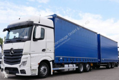 Camion remorque savoyarde plateau ridelles bâché Mercedes Actros 2548