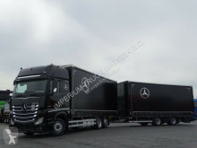 Camión remolque lonas deslizantes (PLFD) Mercedes ACTROS 2543/JUMBO TRUCK 120 M3/VEHICULAR/GIGA S