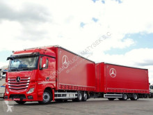 Camion remorque Mercedes ACTROS 2545 / JUMBO TRUCK 120 M3 /VEHICULAR/ACC rideaux coulissants (plsc) occasion