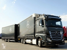 Camión remolque lonas deslizantes (PLFD) Mercedes ACTROS 2543/JUMBO TRUCK 120 M3/VEHICULAR/I-COOL