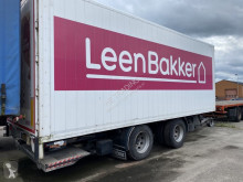 مقطورة Floor van holten 18 ton gesloten met klep en doorlaad عربة مقفلة مستعمل