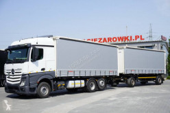 Camión remolque Mercedes Actros 2548 lonas deslizantes (PLFD) usado