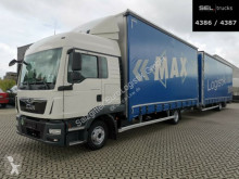 Kamion s návěsem MAN TGL 12.250 / JUMBO / Durchladezug posuvné závěsy použitý