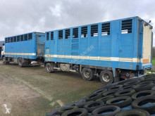 Camión remolque Volvo FM12 340 remolque ganadero para ganado bovino usado
