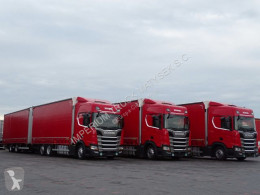 Camión remolque tautliner (lonas correderas) Scania R 450 /JUMBO TRUCK- 120M3 /VEHICULAR/RETARDER/