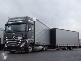 Camion remorque Mercedes ACTROS 2545/JUMBO TRUCK 120 M3/VEHICULAR/GIGA SP rideaux coulissants (plsc) occasion