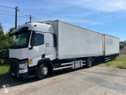 Lastbil med släp Renault T-Series 460 transportbil polybotten begagnad