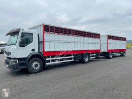 Renault Premium Lander 410 DXI Lastzug gebrauchter Tiertransportanhänger
