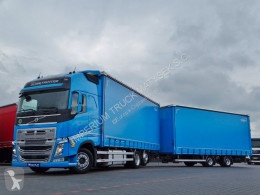 Vrachtwagen met aanhanger Volvo FH 500/XXL/JUMBO 120 M3/DOPPELSTOCK/XENON/7,75 M tweedehands Schuifzeilen