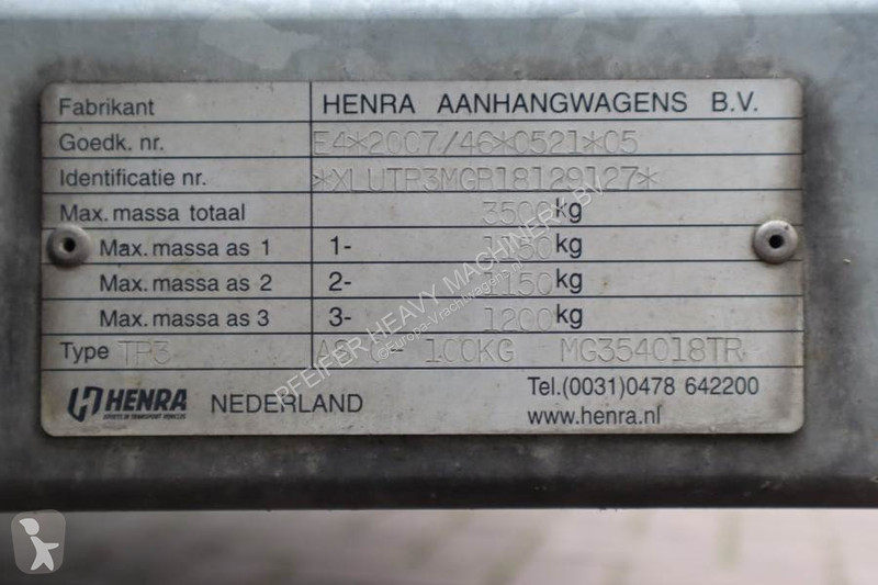 Camion remorque  Multi 3500kg Henra Multi 3500...
