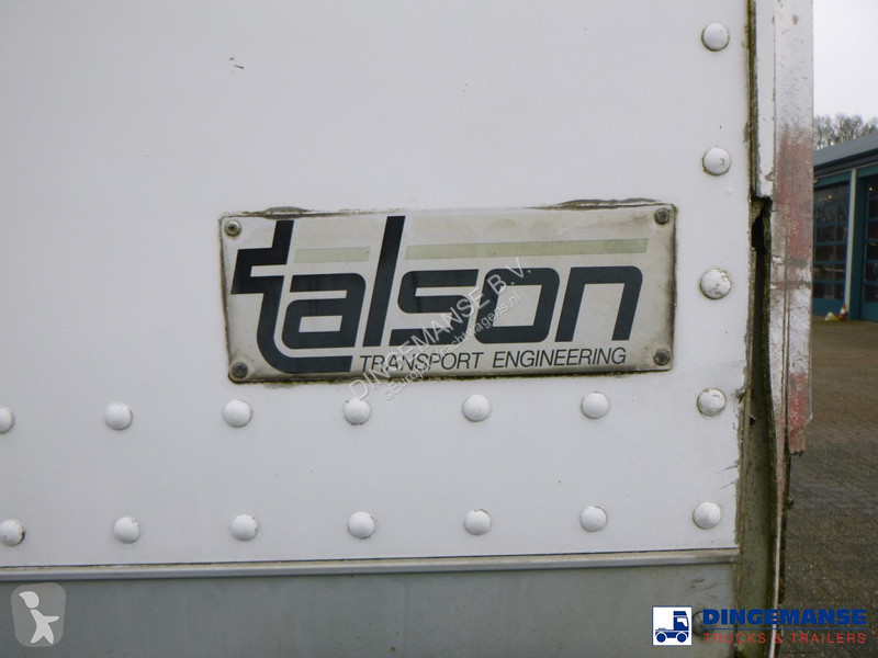 Camion remorque Talson 2-axle closed box...