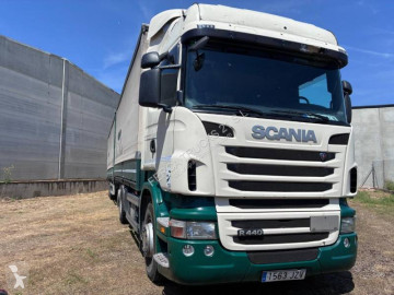 Camión remolque lona sistema de lona corrediza Scania