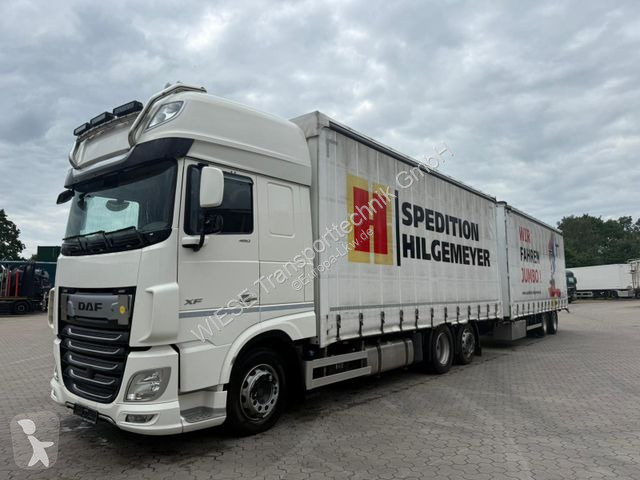 Camion remorque DAF 480 FAN LowDeck 6x2 Jumbo...
