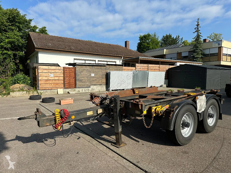 Släp 2 x HTM 13 2-Achs Tandem Absetzanhänger 13to
