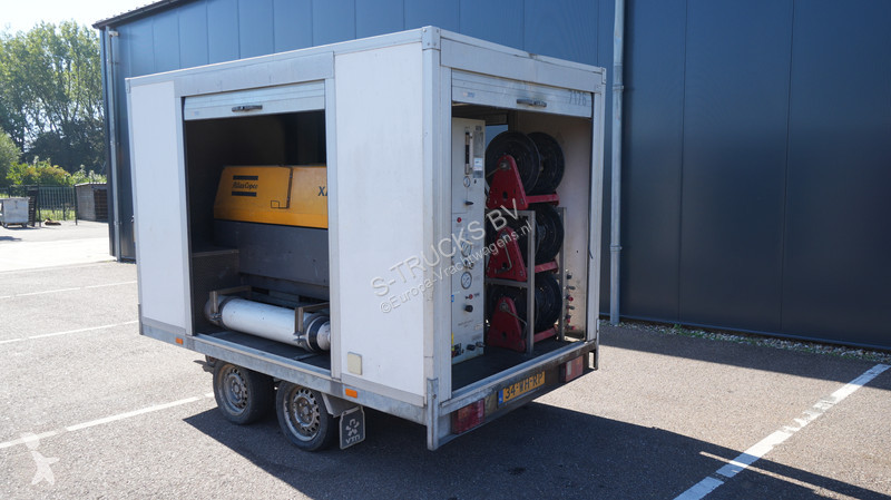 Kamion s návěsem Hapert 2 axle trailer with...