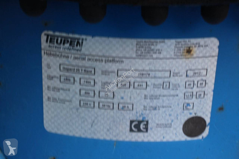 Kamion s návěsem Teupen gepard 25t