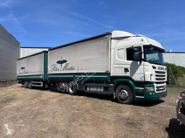 Camión remolque lona sistema de lona corrediza Scania