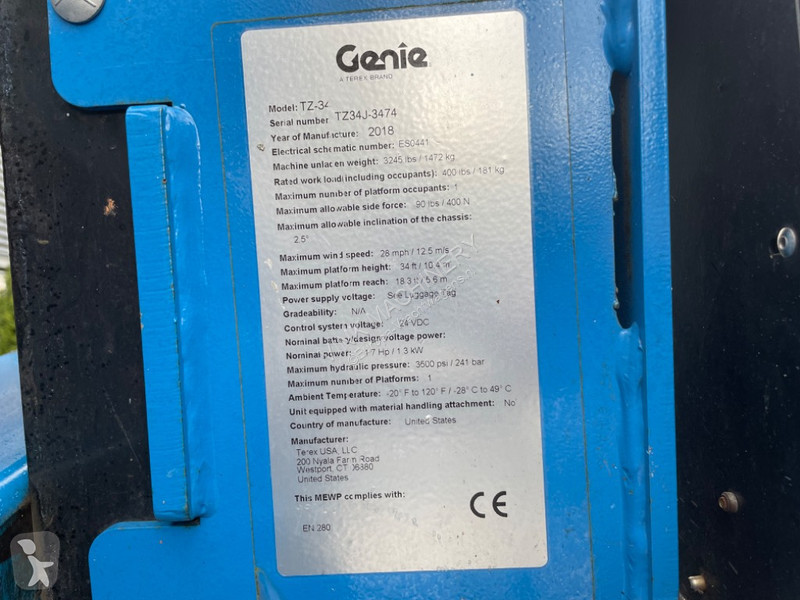 Autotreno Genie 34/20
