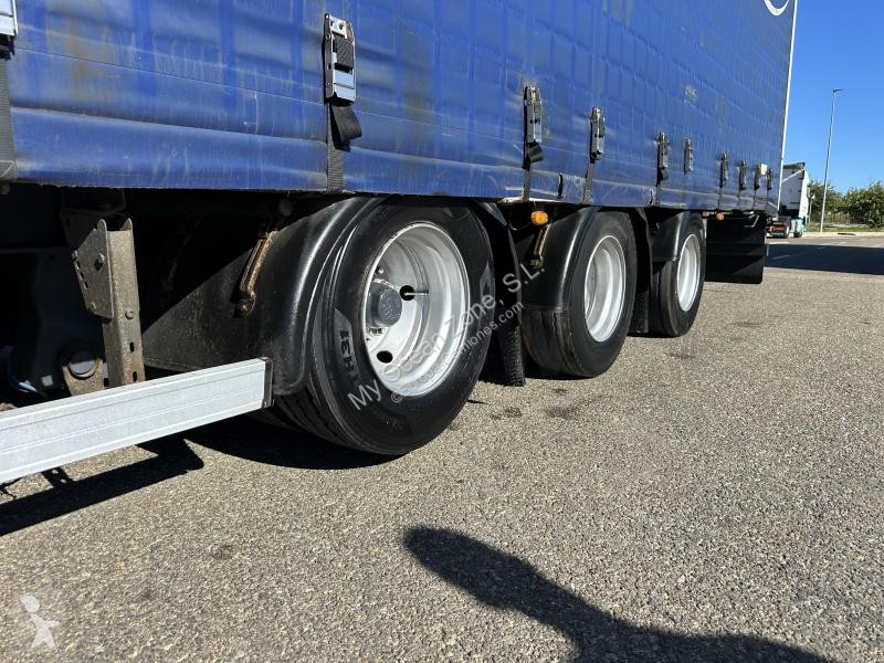 3 EJES RUEDA DOBLE LANZA FIJA trailer truck