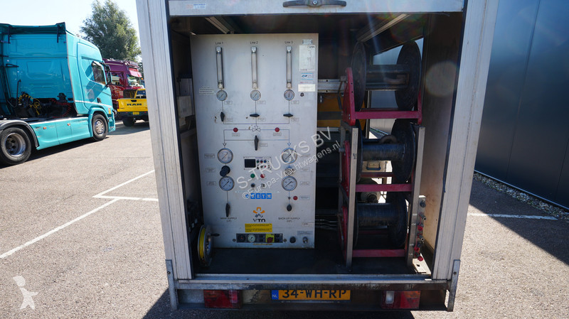 Kamion s návěsem Hapert 2 axle trailer with...