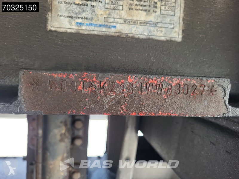 شاحنة مقطورة  T5K218 2 axles Ladebordwand LBW...