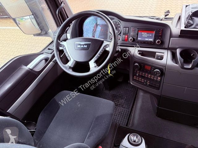 Lastbil med släp MAN 18.440 LL Volumen LKW mit...