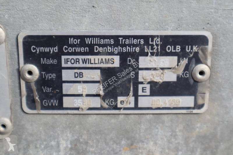 مقطورة Ifor Williams 2HB 2 Axel Trailer, 2.856...