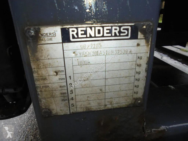 شاحنة مقطورة Renders RMAC 9.9 2 AXLE + Combi