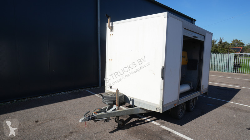 Kamion s návěsem Hapert 2 axle trailer with...