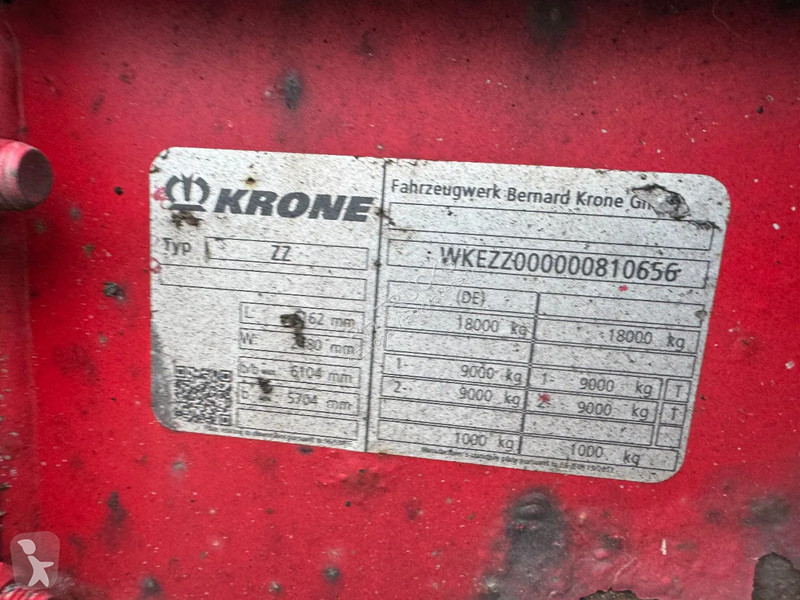Lastbil med släp Krone 2X SAF AXLE...