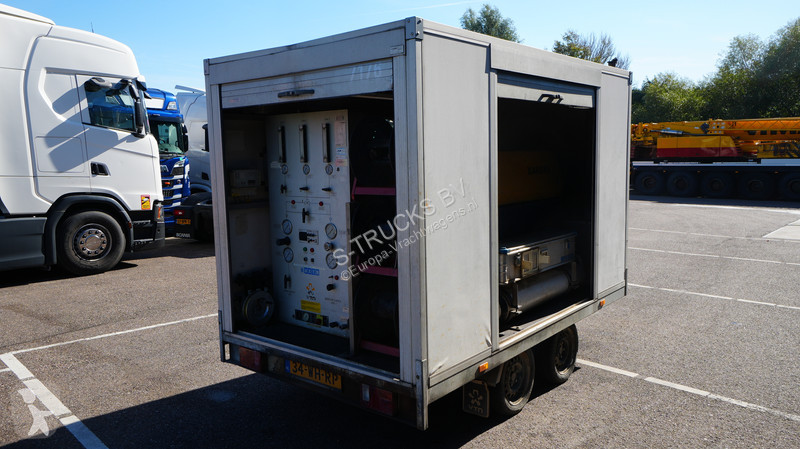 Kamion s návěsem Hapert 2 axle trailer with...