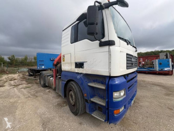 MAN crane semi-trailer truck