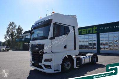MAN heavy equipment transport semi-trailer truck