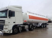 Ensemble routier citerne hydrocarbures DAF XF95 XF95 480