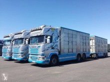 Ensemble routier bétaillère occasion Scania R 580