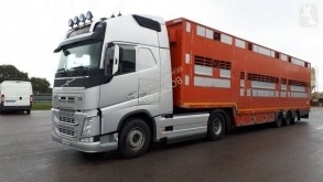 شاحنة مفصلية مقطورة المواشي Volvo FH 540