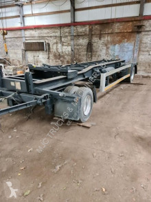 Macer CONTAINER CHASSIS / PORTE CONTAINER / ABROLLANHANGER --- BELGISCHE PAPIEREN / PAPIERS BELGES - +/- 6m50 trailer new container