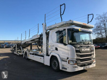 Jízdní souprava nosič vozidel Scania P 410