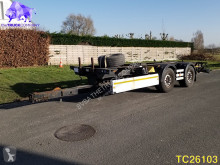 Remorque Krone Container Transport porte containers accidentée