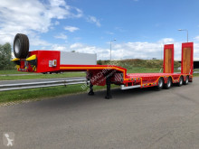 Semi remorque porte engins OZS-L4 extendable, wheel arches