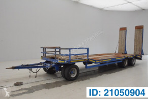 Renders Low bed trailer trailer used heavy equipment transport