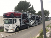 Pótkocsis szerelvény Scania P 420 használt autószállító