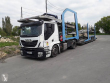 Pótkocsis szerelvény Iveco Ecostralis 460 EEV használt autószállító
