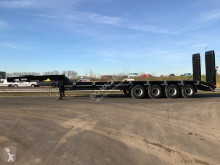 Heavy equipment transport semi-trailer LW4 80 Ton 3 m steel susp. hydr. ramps
